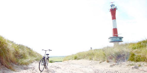 Urlaub am Meer mit Blick auf den Wangerooger Leuchtturm