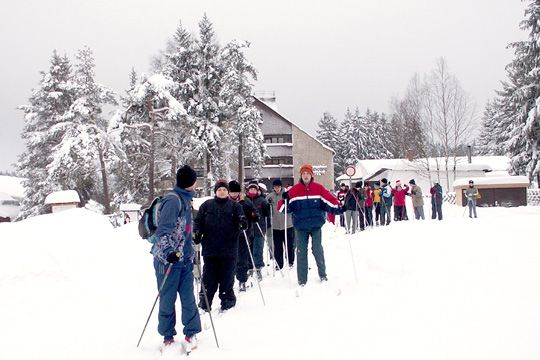 Jugendherberge Hormersdorf, Skilager, Sachsen, Erzgebirge