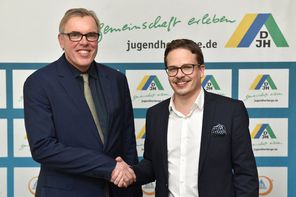  Bernd Dohn (links) mit Julian Schmitz