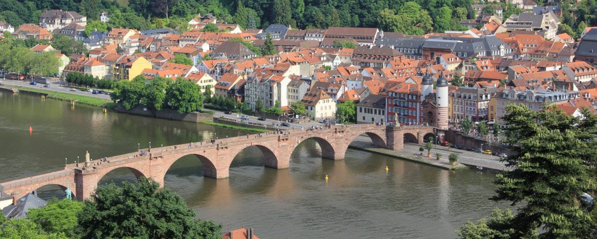Heidelberg mit Brücke