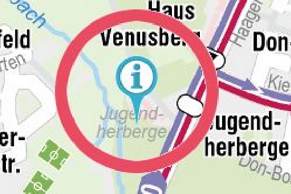 Interaktiver Linienplan der Stadt Bonn