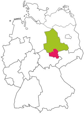 Die Region Saale-Unstrut in Sachsen-Anhalt