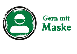 DJH Maskenpflicht Hygieneschild