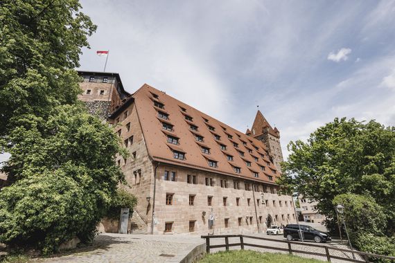Die Kaiserburg in Nürnberg