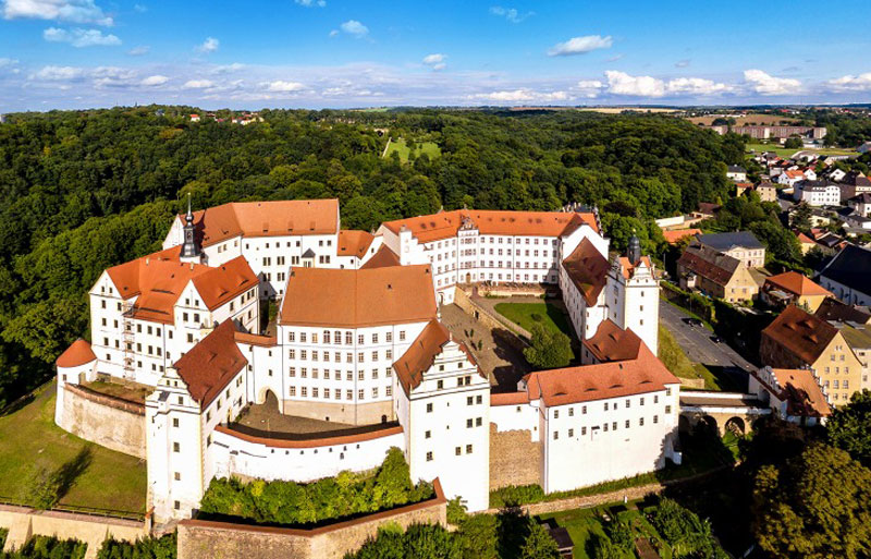 Schloss Colditz von oben