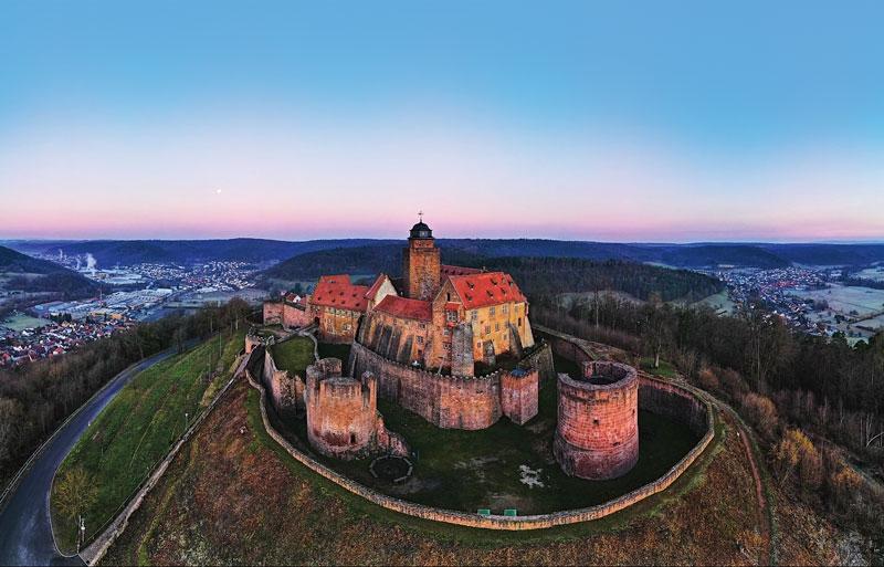Blick auf die Burg Breuberg