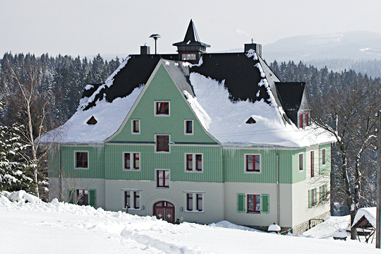 Erzgebirge, Johanngeorgenstadt Jugendherberge, Skilager