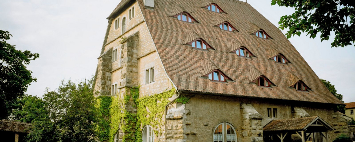 Außenansicht der Jugendherberge Rothenburg ob der Tauber (Roßmühle)