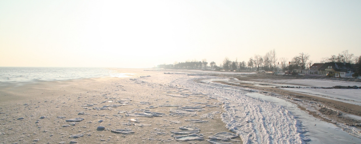 Winter-Strandurlaub in Dahme an der Ostsee