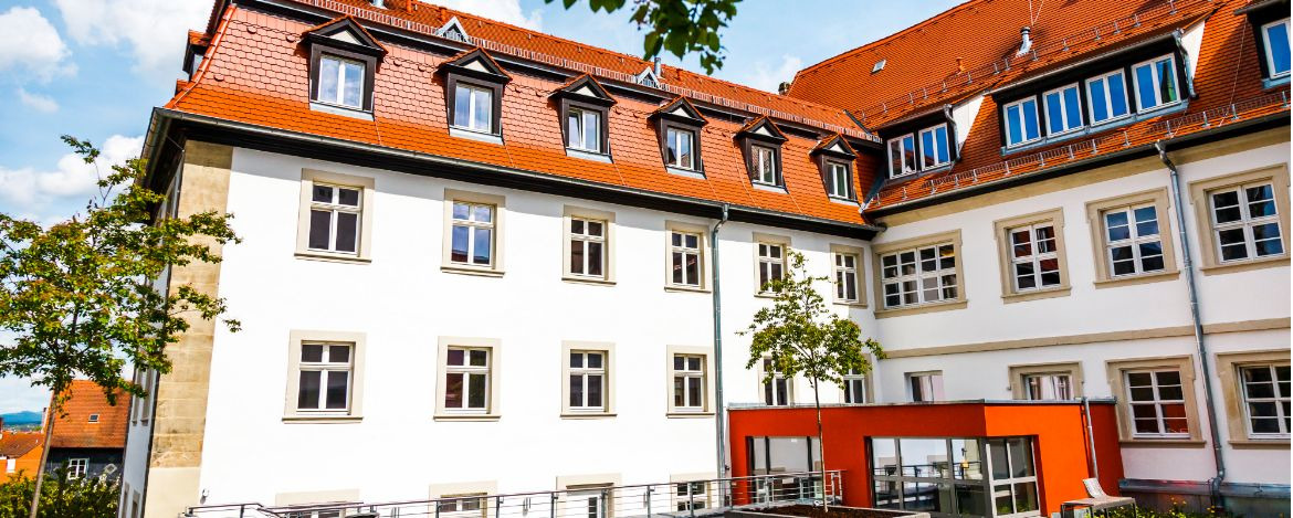 Die zentral gelegene, sehr moderne Jugendherberge in Bamberg