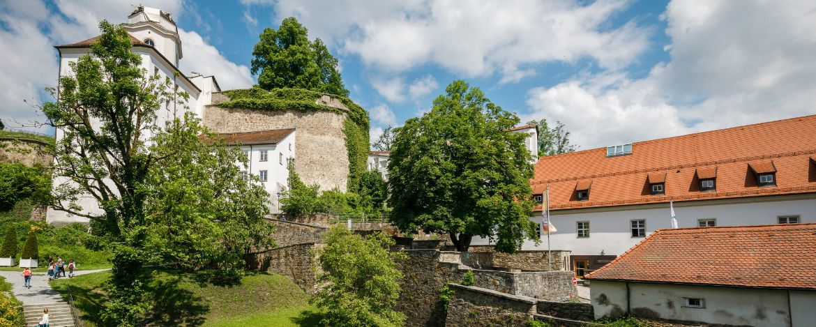 Die Kultur|Jugendherberge Passau inmitten der Festungsanlage „Oberhaus“ gelegen