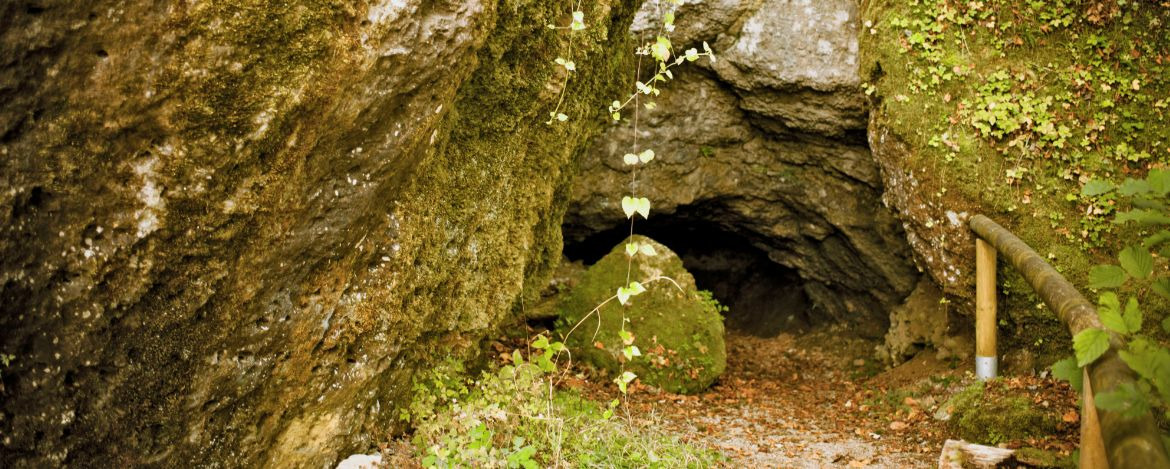 spannenden Felshöhlen nahe der Jugendherberge Pottestein