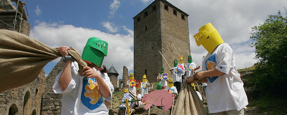 Ritter sein auf Burg Lichtenberg