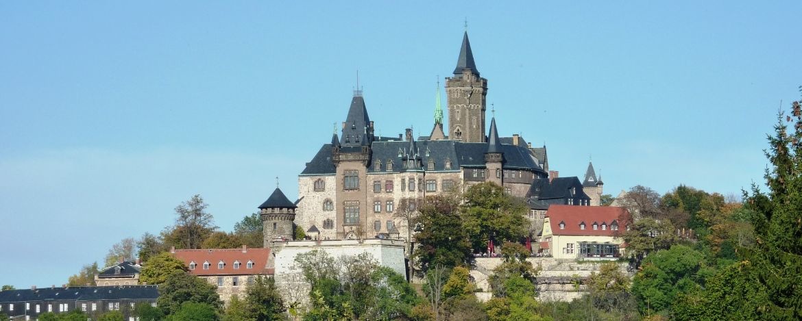 Schloss Wernigerode, Blick von der Altstadt