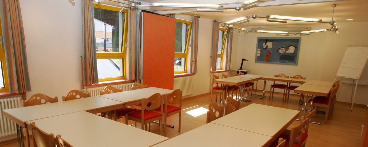 Seminarraum der Jugendherberge Dreisbach