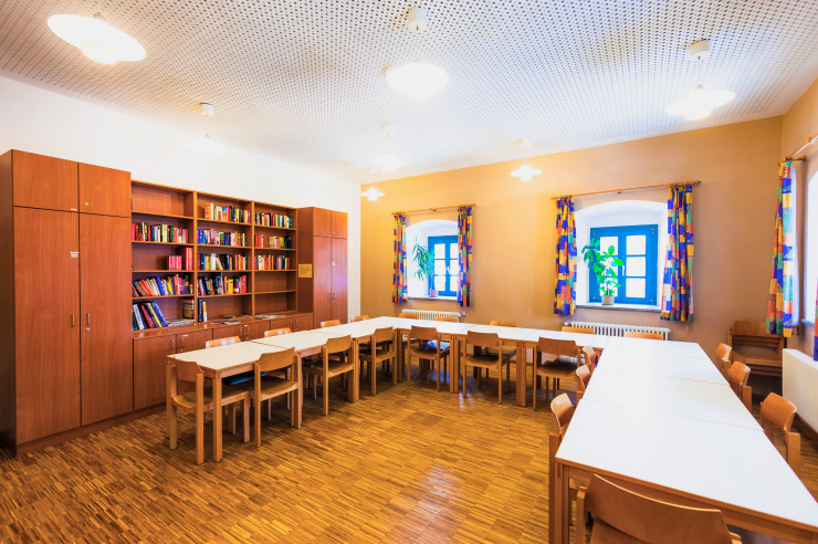 Seminare und Workshops in der Jugendherberge Burg Trausnitz in der Bibliothek 