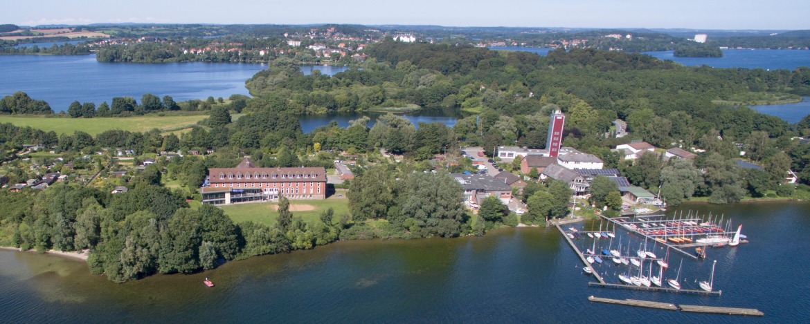Luftbild Jugendherberge Plön am See