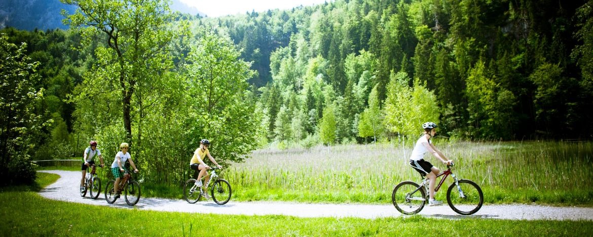 Klassenfahrt mit Mountainbiking in Bayern