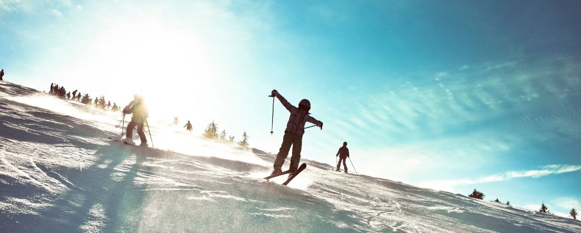 Pistenspaß beim Skifahren im Skiparadies Sudelfeld