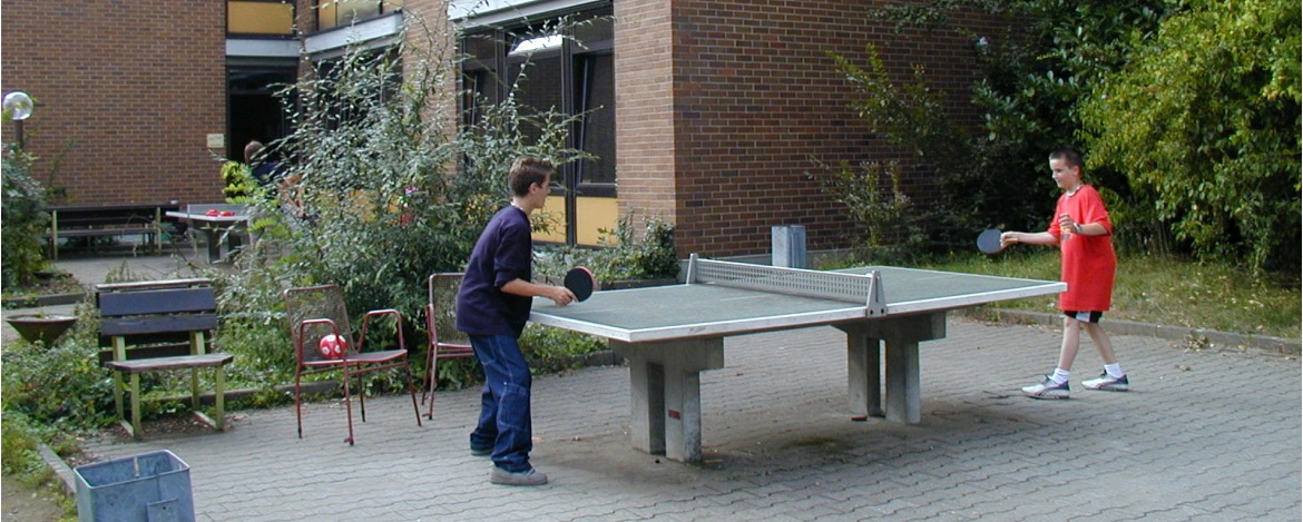 Tischtennis in der Jugendherberge Weinheim