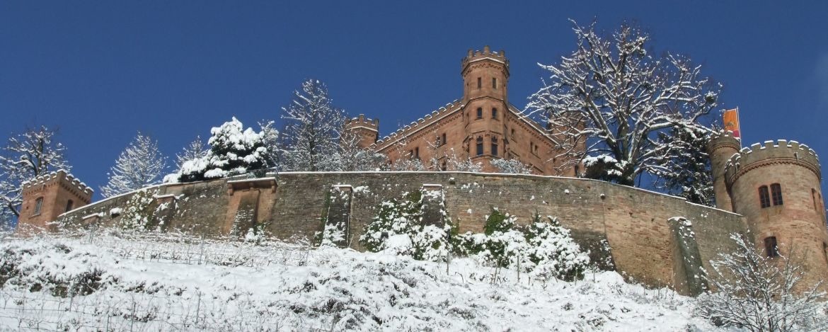 Schloss Ortenberg im Winter