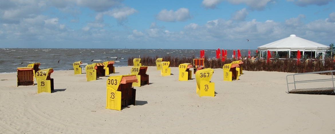 Sandstrand von Cuxhaven-Duhnen
