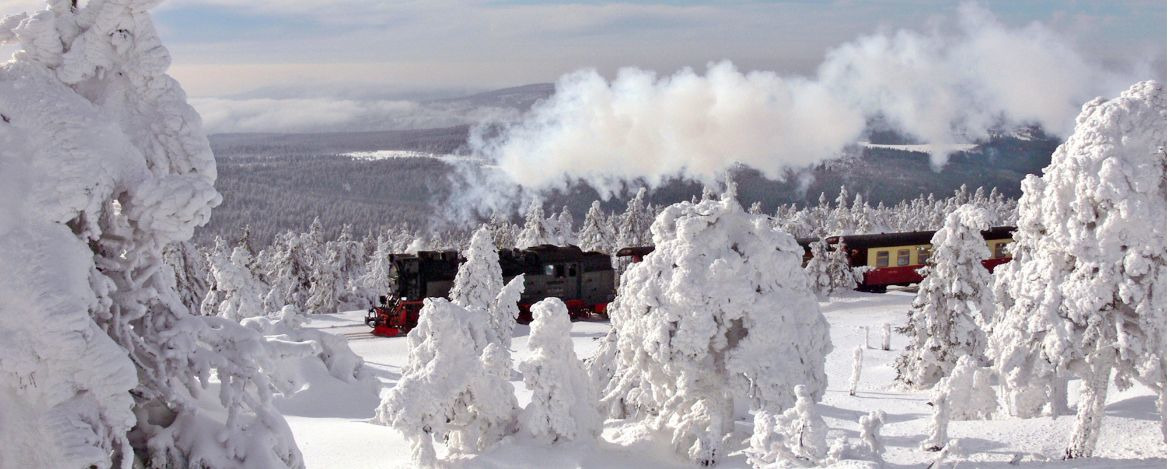 Mit der Harzer Schmalspurbahn durch das Wintermärchen